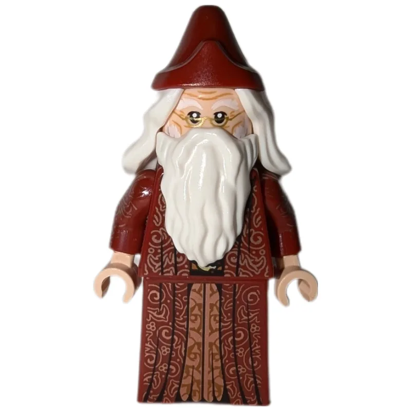 Albus Dumbledore, Dark Red Robe with Skirt, P… — minifigurine LEGO | Brick Broker