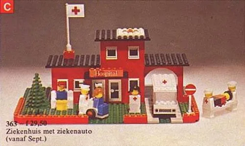 LEGO 363 Hôpital - prix et où acheter | Brick Broker