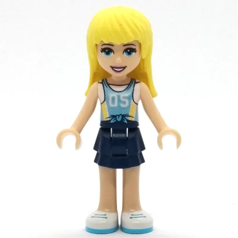 Stephanie - Medium Blue Jersey, Dark Blue Ski… — minifigurine LEGO | Brick Broker
