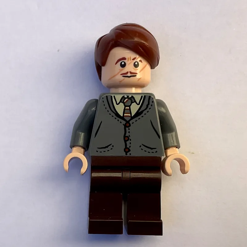 Remus Lupin, Dark Bluish Gray Jacket Buttoned — minifigurine LEGO | Brick Broker