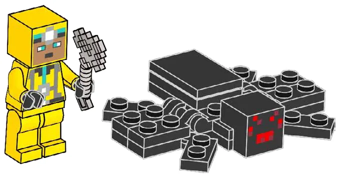 LEGO 662410 Explorateur de grotte et araignée - prix | Brick Broker