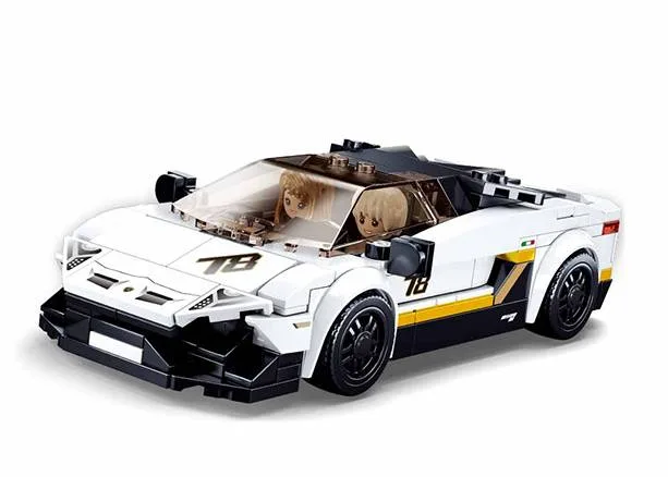Sluban Voiture de sport italienne blanche (SLB-M38-B0957) - prix | Brick Broker