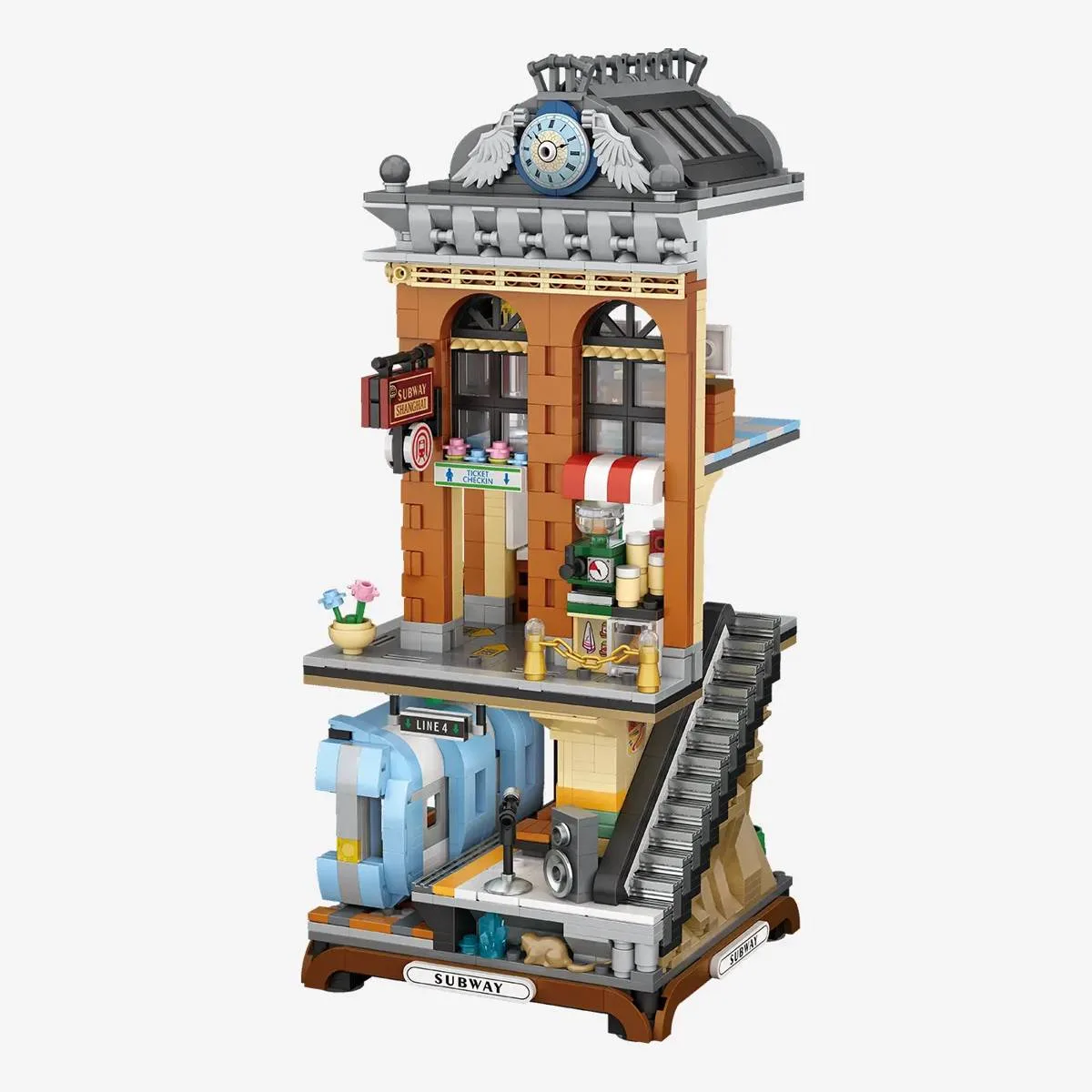 BlueBrixx Station de métro (BB-109889) - prix | Brick Broker