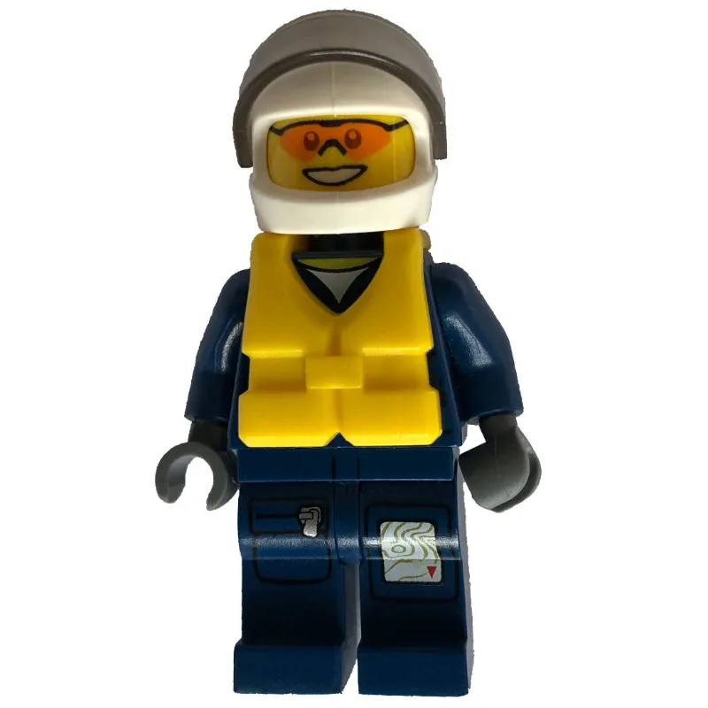 Policeman, Dark Blue Jacket with Pockets and… — minifigurine LEGO | Brick Broker