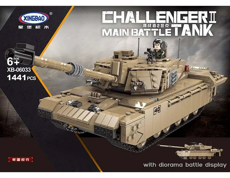 Xingbao Char de combat principal Challenger II (XB-06033) - prix | Brick Broker