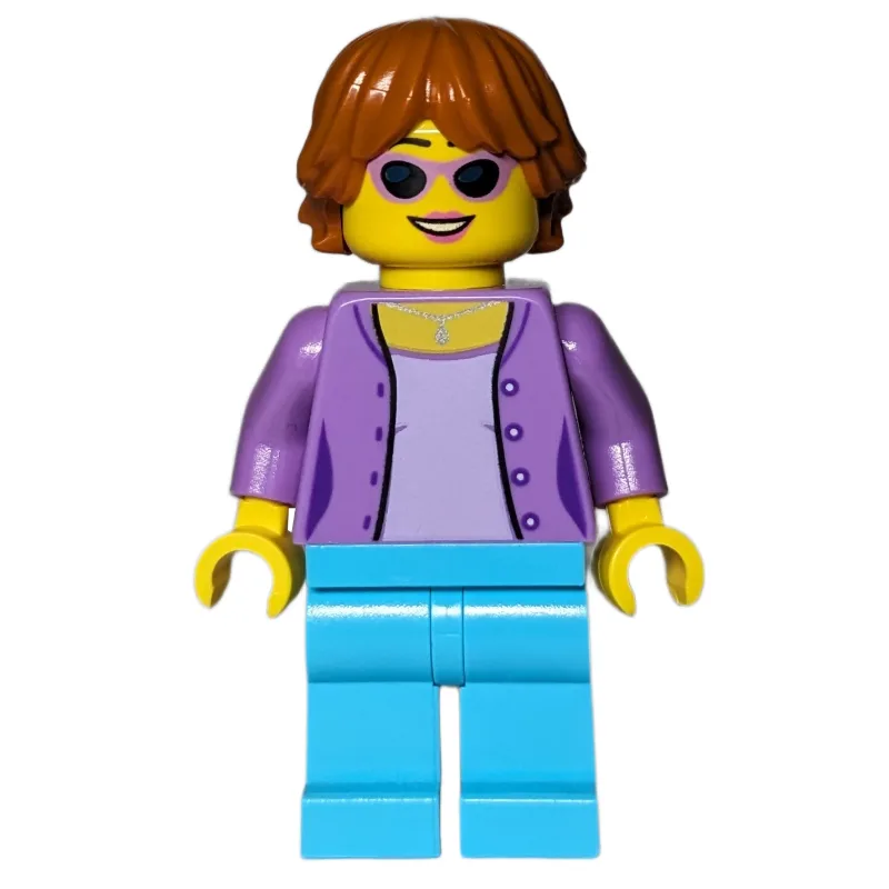 Medium Lavender Torso, Medium Azure Legs, Dar… — minifigurine LEGO | Brick Broker