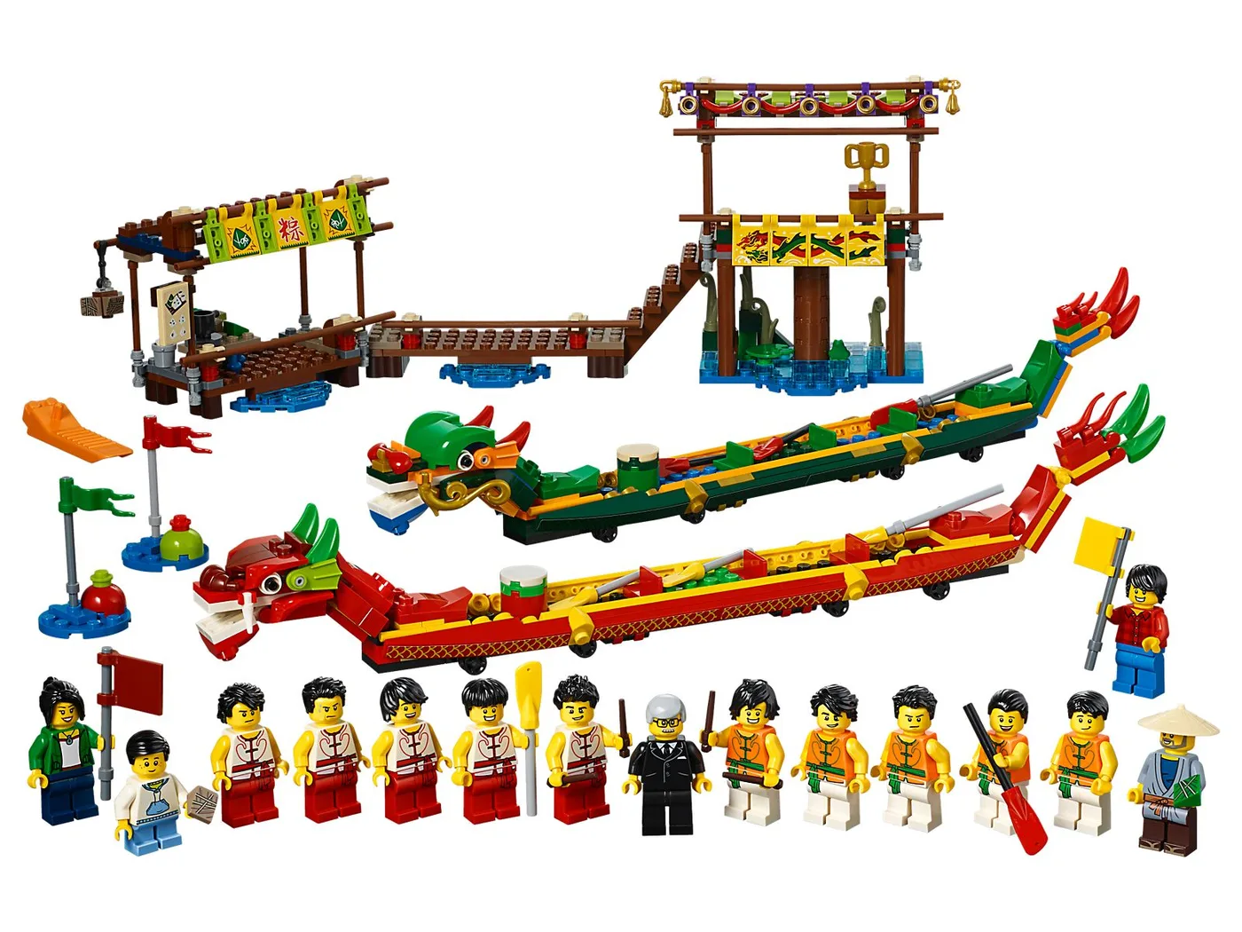 LEGO 80103 La course des bateaux-dragons - prix | Brick Broker