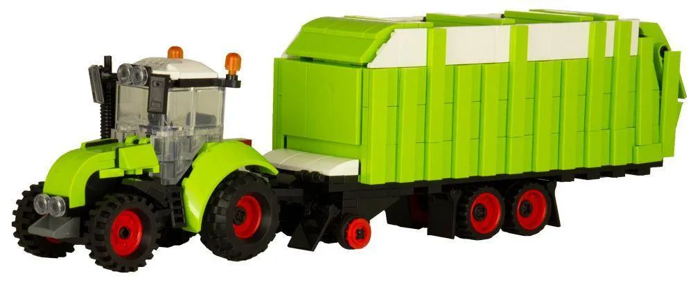 BlueBrixx Tracteur avec remorque multifonction (BB-102732) - prix | Brick Broker