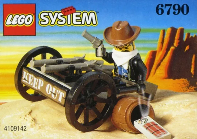 LEGO 6790 Pistolet à roue de bandit (en boîte) - prix | Brick Broker