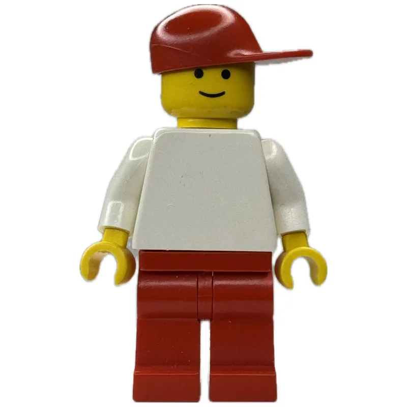 Man, White Torso, Red Legs, Red Cap (3626a He… — minifigurine LEGO | Brick Broker