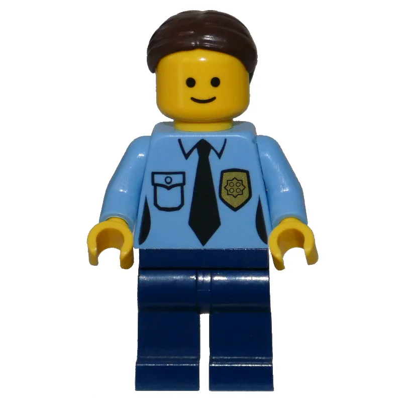 Police, Medium Blue Torso, Dark Blue Legs, Da… — minifigurine LEGO | Brick Broker