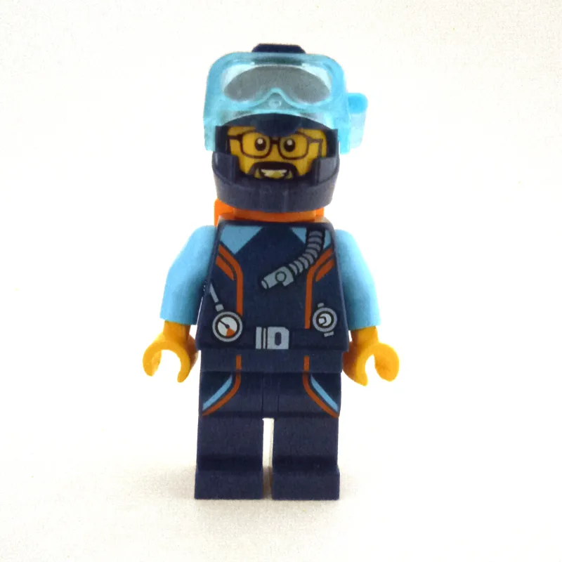 Ocean Explorer Diver, STEVEGOESNORTH, Dark Bl… — minifigurine LEGO | Brick Broker