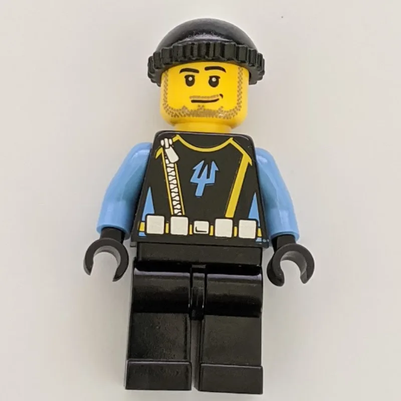 Aquaraider Diver 5 with Black Hat — dans quels sets LEGO ? (fig-005767) | Brick Broker