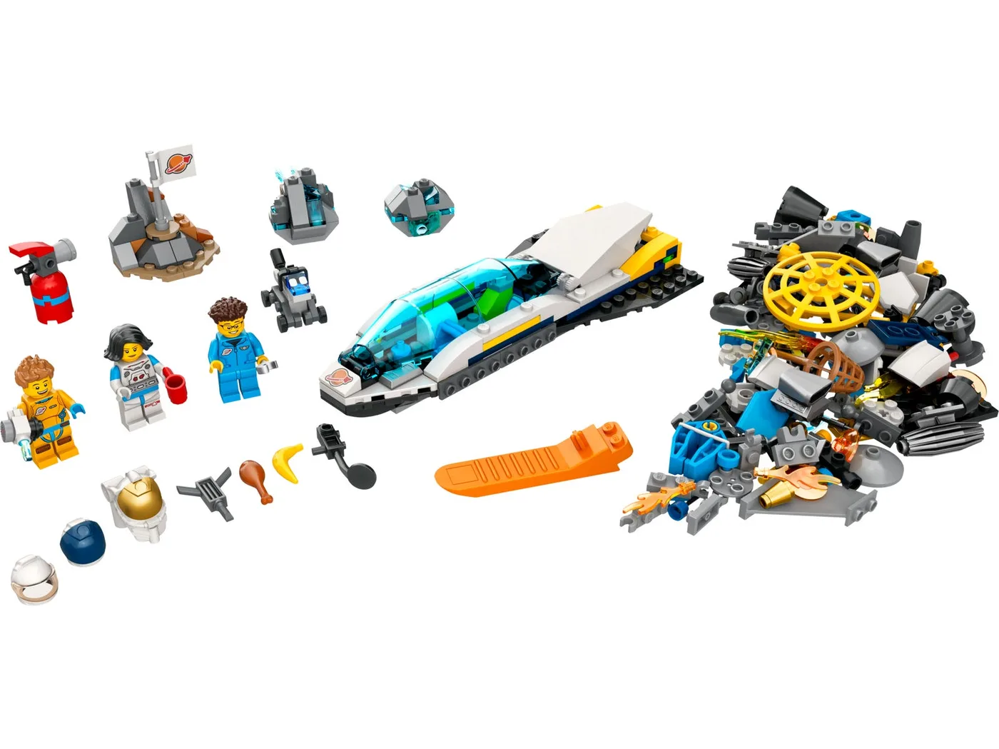 LEGO 60354 Missions d'exploration du vaisseau spatial martien - prix | Brick Broker