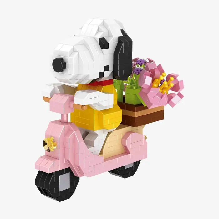 BlueBrixx Peanuts Trottinette de Snoopy (BB-108618) - prix | Brick Broker