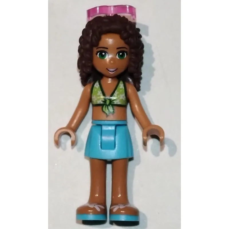 Andrea - Lime Bikini, Medium Azure Skirt — minifigurine LEGO | Brick Broker