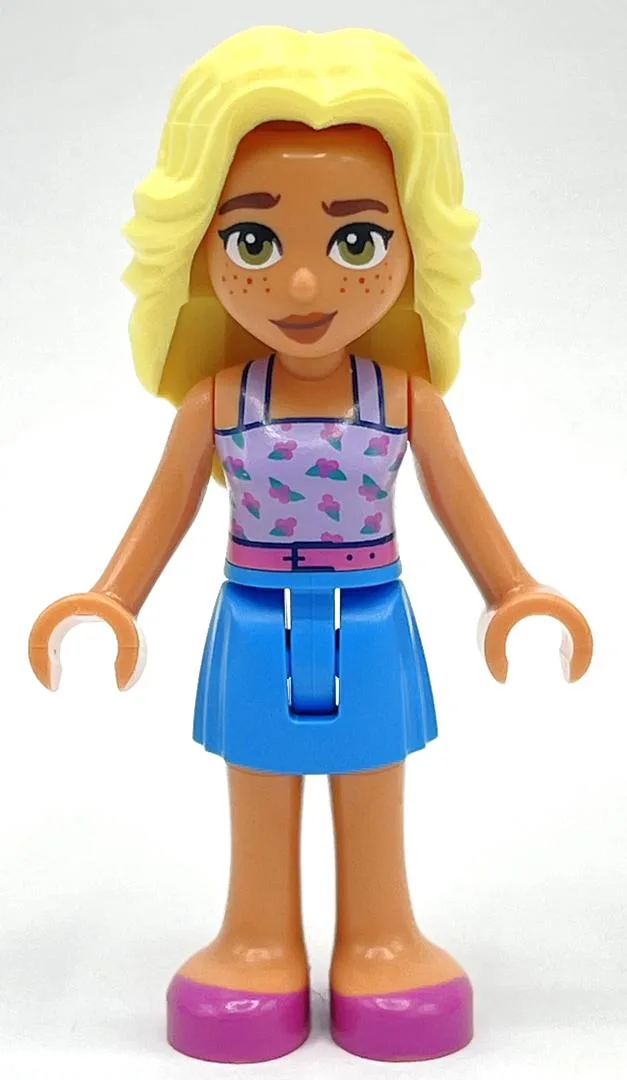 Dia - Bright Pink Top, Dark Azure Shorts — minifigurine LEGO | Brick Broker