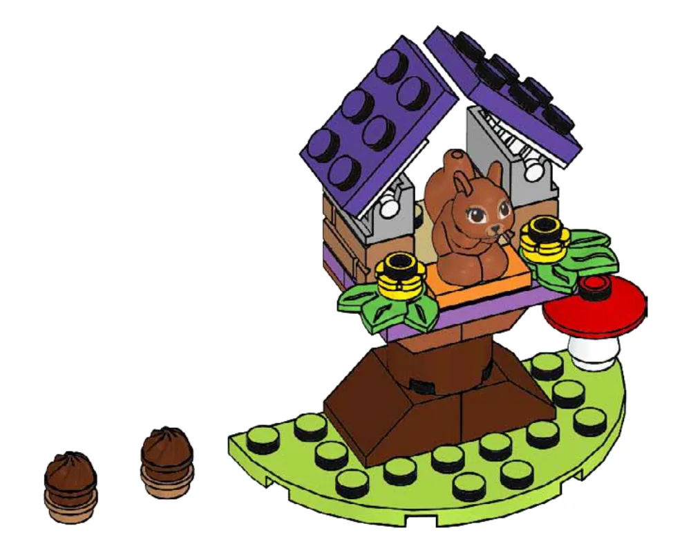 LEGO 562105 Cabane dans l'arbre de l'écureuil - prix | Brick Broker