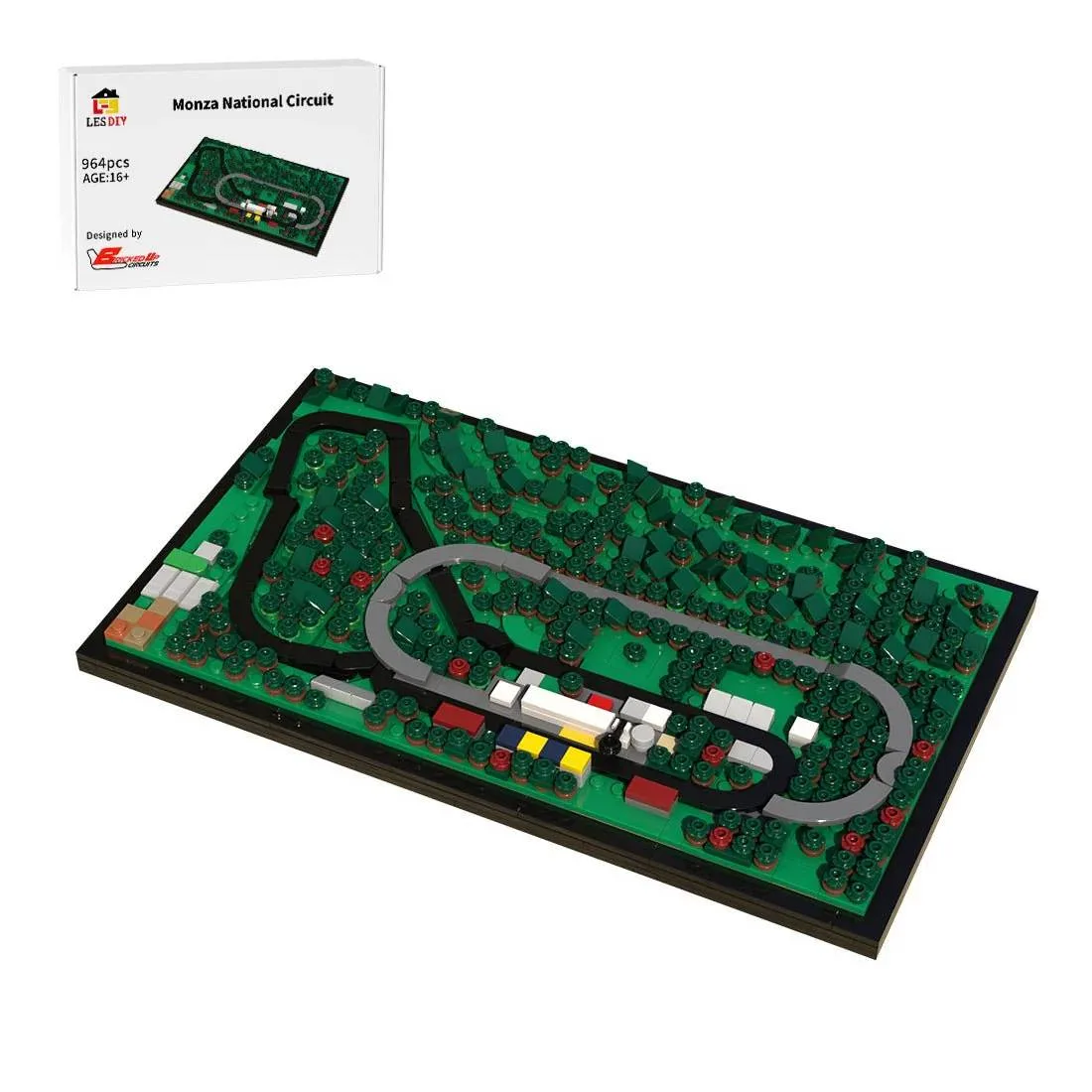 LesDiy Piste de course Grand Prix de rue italienne historique (LESDIY-3653228) - prix | Brick Broker