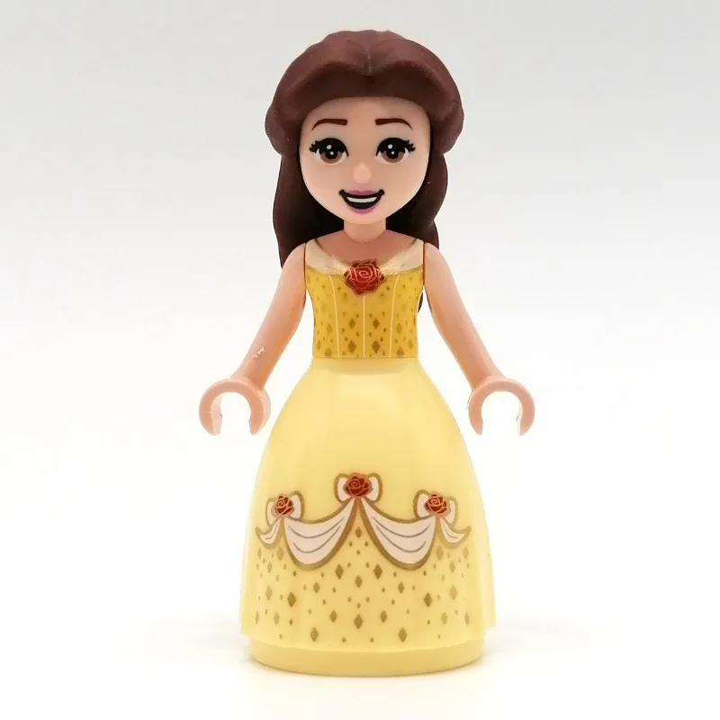 Belle, Bright Light Orange and Bright Light Y… — minifigurine LEGO | Brick Broker
