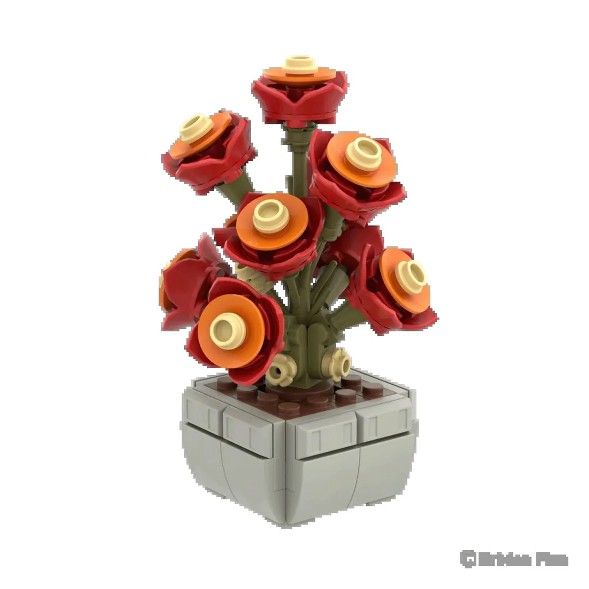 BRIXIES Mini Blume "Coucher de soleil" (BRIXIES-222.172) - prix | Brick Broker