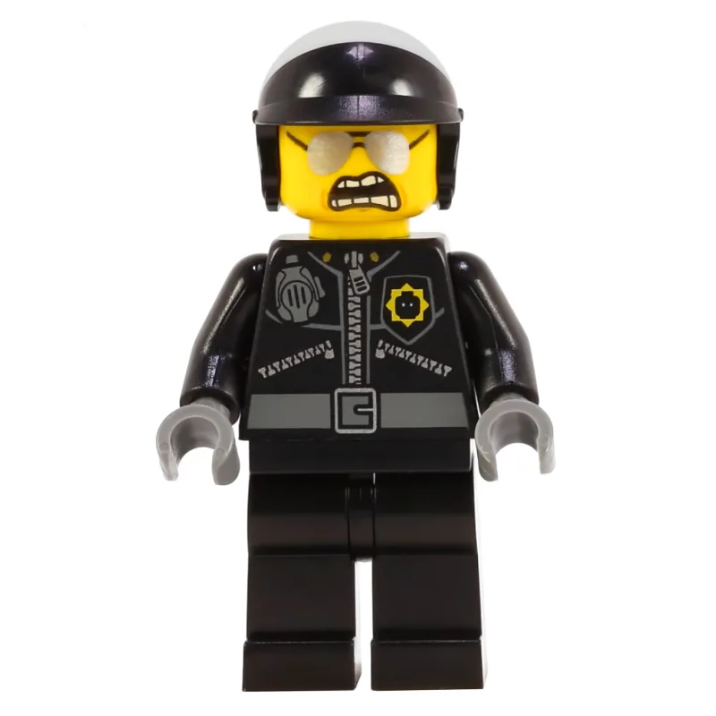 Bad Cop / Good Cop with Wide Angry Mouth — minifigurine LEGO | Brick Broker