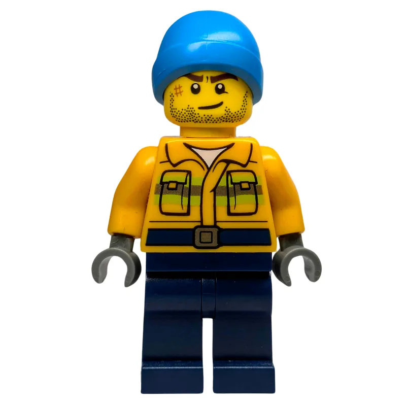 Fisherman, Dark Azure Beanie Hat — dans quels sets LEGO ? (fig-013096) | Brick Broker