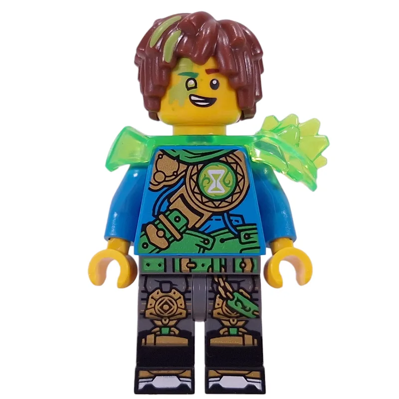 Mateo, Trans-Bright Green Shoulder Armor — minifigurine LEGO | Brick Broker