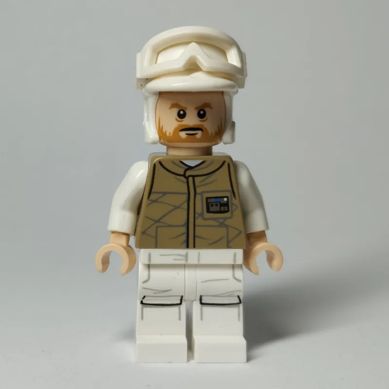 Rebel Trooper in Hoth Uniform, White Hat, Dar… — minifigurine LEGO | Brick Broker