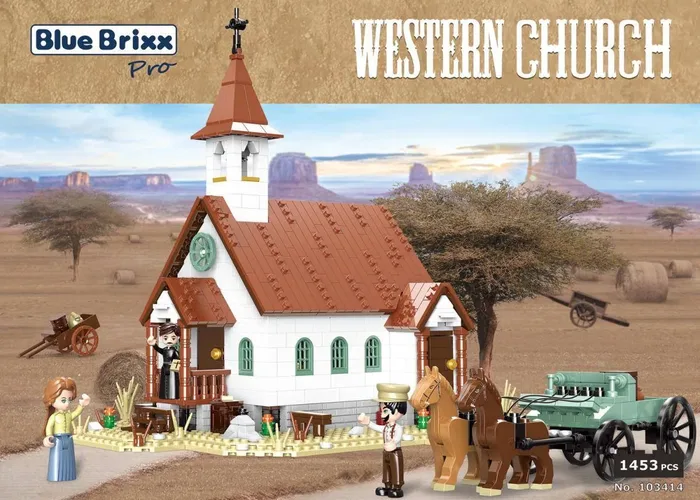 BlueBrixx Église de l'Ouest (BB-103414) - prix | Brick Broker