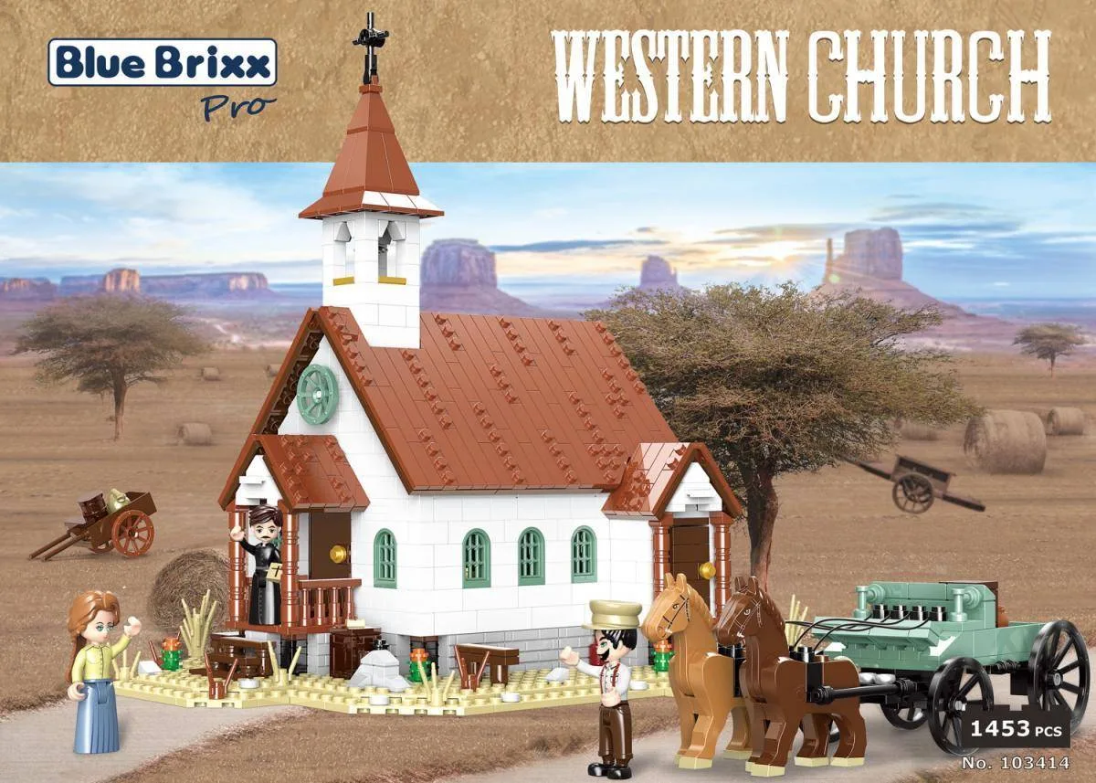 BlueBrixx Église de l'Ouest (BB-103414) - prix | Brick Broker