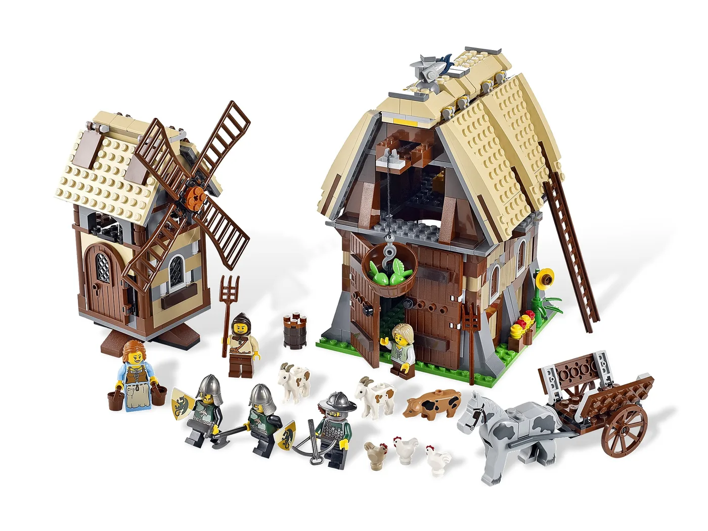 LEGO 7189 Raid sur le village du moulin - prix | Brick Broker