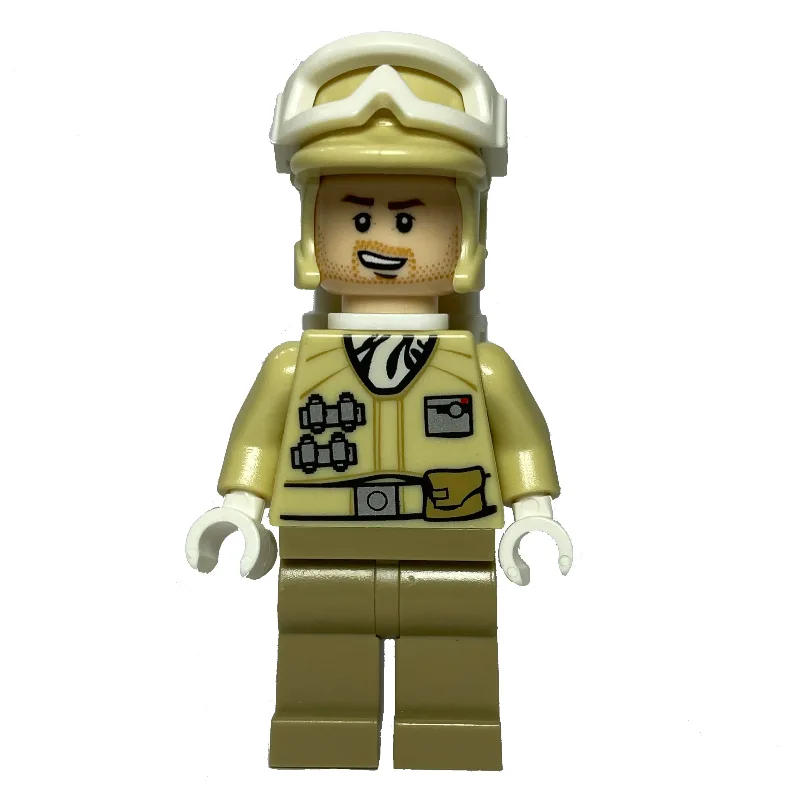 Rebel Trooper in Hoth Uniform, Tan Hat, Beard… — minifigurine LEGO | Brick Broker