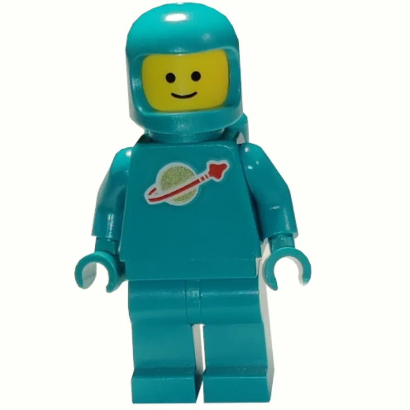 Classic Spaceman, Dark Turquoise with Airtanks — minifigurine LEGO | Brick Broker