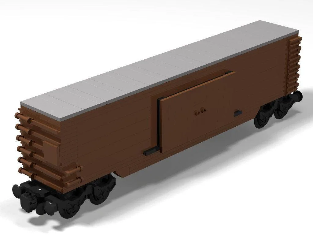 BlueBrixx Wagon couvert hicube 60 pieds (BB-101374) - prix | Brick Broker