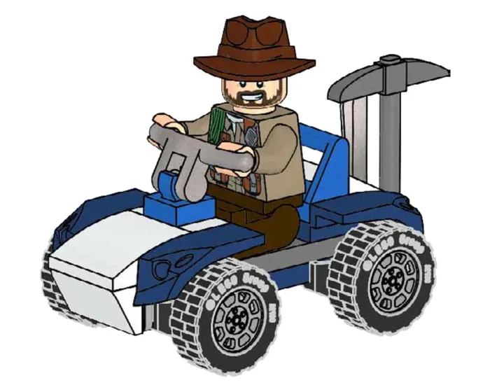 LEGO 122116 Sinjin Prescott avec Buggy - prix | Brick Broker