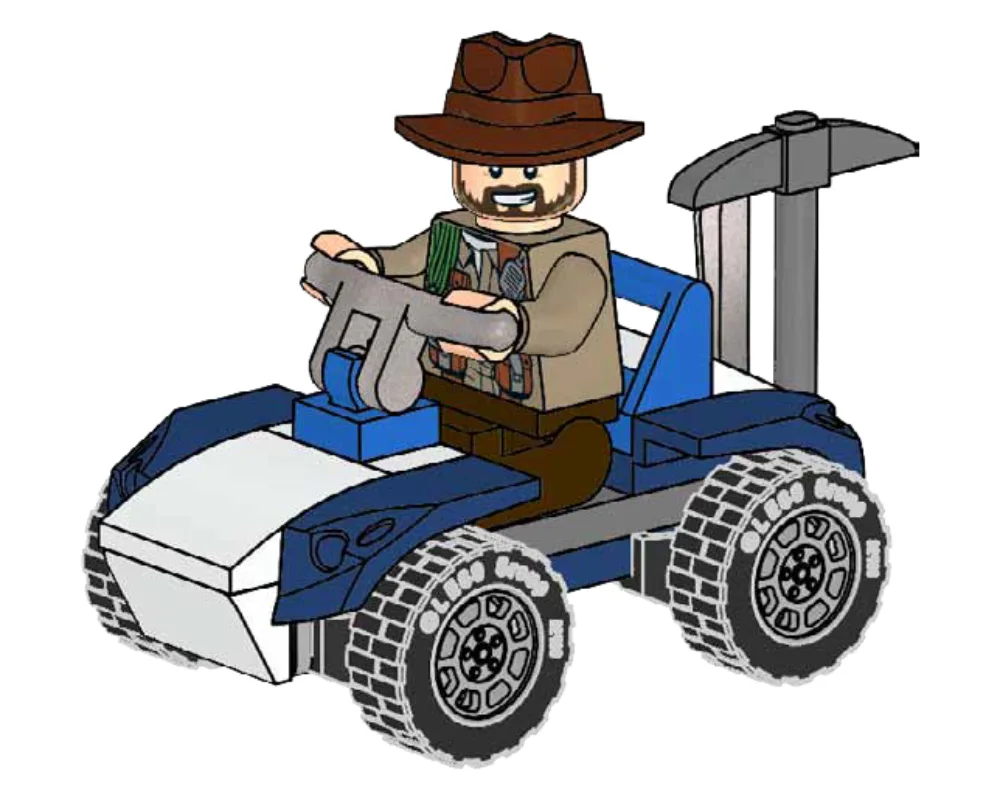 LEGO 122116 Sinjin Prescott avec Buggy - prix | Brick Broker