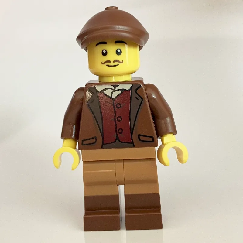 Camera Man, Reddish Brown Torso, Medium Nouga… — minifigurine LEGO | Brick Broker
