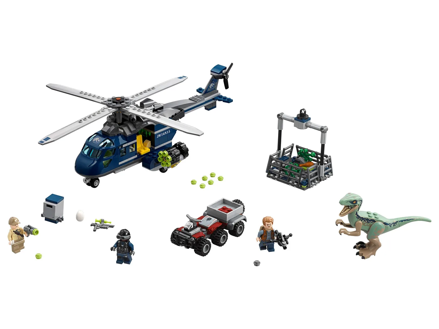 LEGO 75928 La poursuite en hélicoptère de Blue - prix | Brick Broker