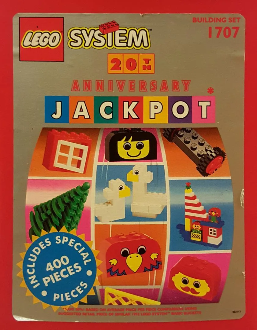 LEGO 1707 Seau Jackpot 20e anniversaire - prix | Brick Broker