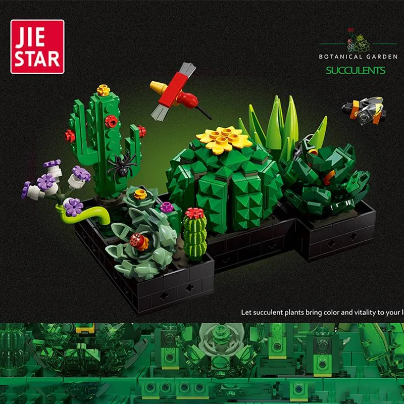 JIESTAR Plantes grasses du jardin botanique (JS-JJ9011) - prix | Brick Broker