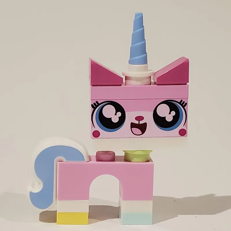 Unikitty, Light Aqua Foot, Open Mouth, 'Cute'… — minifigurine LEGO | Brick Broker