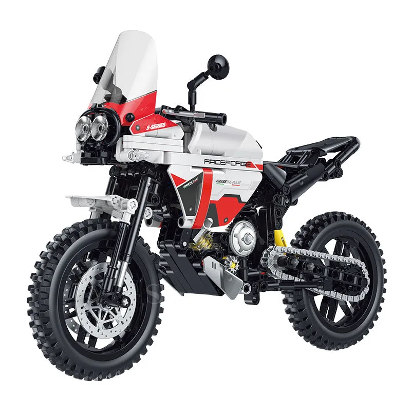 JIESTAR Kit de modèle de moto GULY 1:8 Adventure Technic 60552 (JS-60552) - prix | Brick Broker
