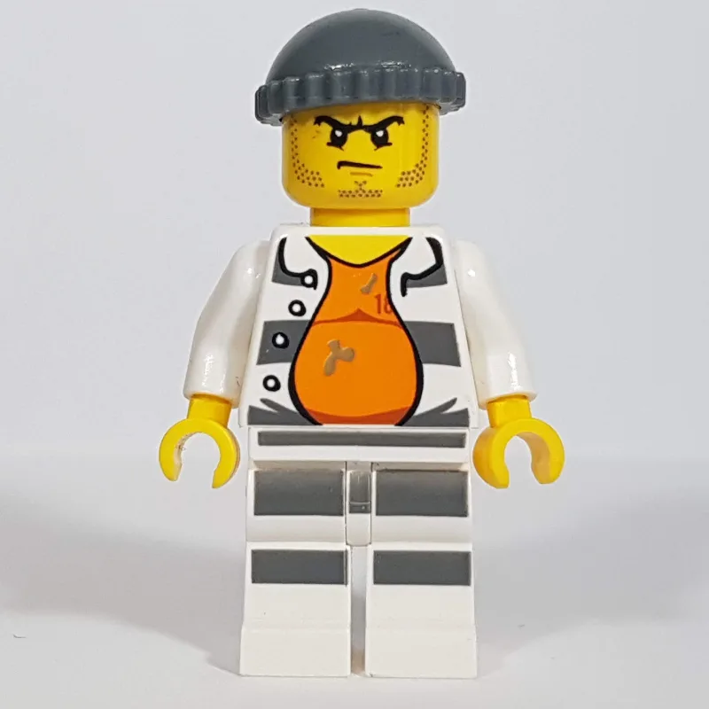 Criminal Gary Goldrush, Open Prison Shirt #18… — minifigurine LEGO | Brick Broker