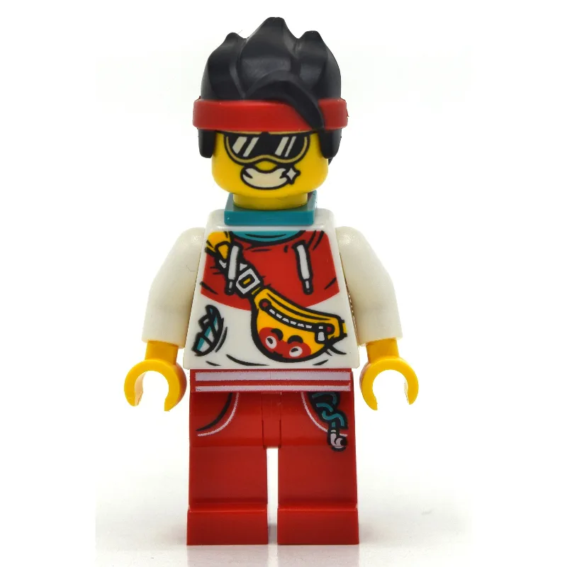 Monkie Kid, White Hoodie. Neck Bracket — dans quels sets LEGO ? (fig-011925) | Brick Broker