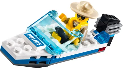 LEGO 30017 Bateau de Police - prix et où acheter | Brick Broker
