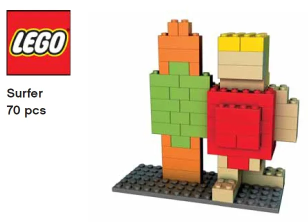 LEGO Surfeur (PAB7-1) - prix et où acheter | Brick Broker