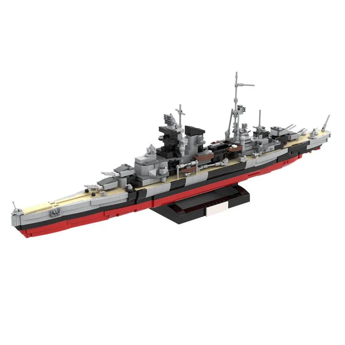 LesDiy Ensemble Croiseur Amiral Hipper de la marine allemande de la Seconde Guerre mondiale (LESDIY-3596838) - prix | Brick Broker