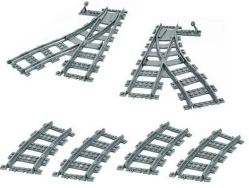Kazi Courbe de voie ferrée 25-Pack A (KZI-KY98215-1) - prix | Brick Broker