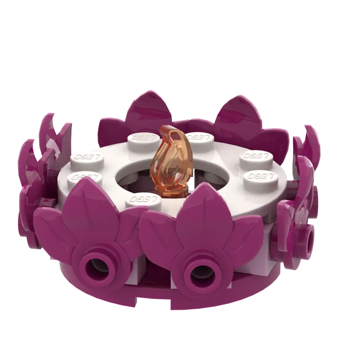 LEGO 6644896 Magenta Fleur Bougie - prix | Brick Broker